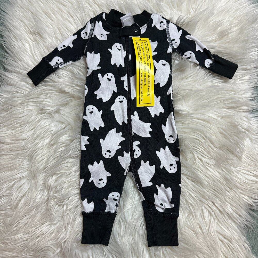 Hanna Andersson NWT ghost footie size 0-3 months // 3567